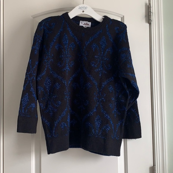 Sweaters - Blue and Black sweater